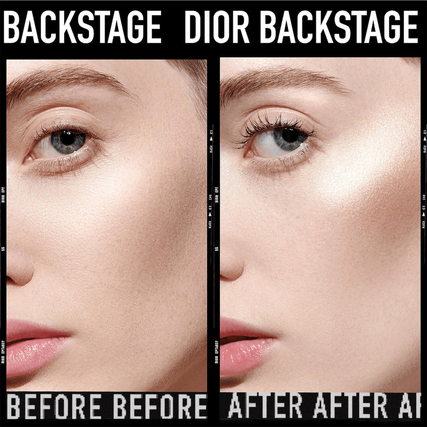 before and after effects of using Dior backstage face glow palette available at Heygirl.pk for delivery in Pakistan