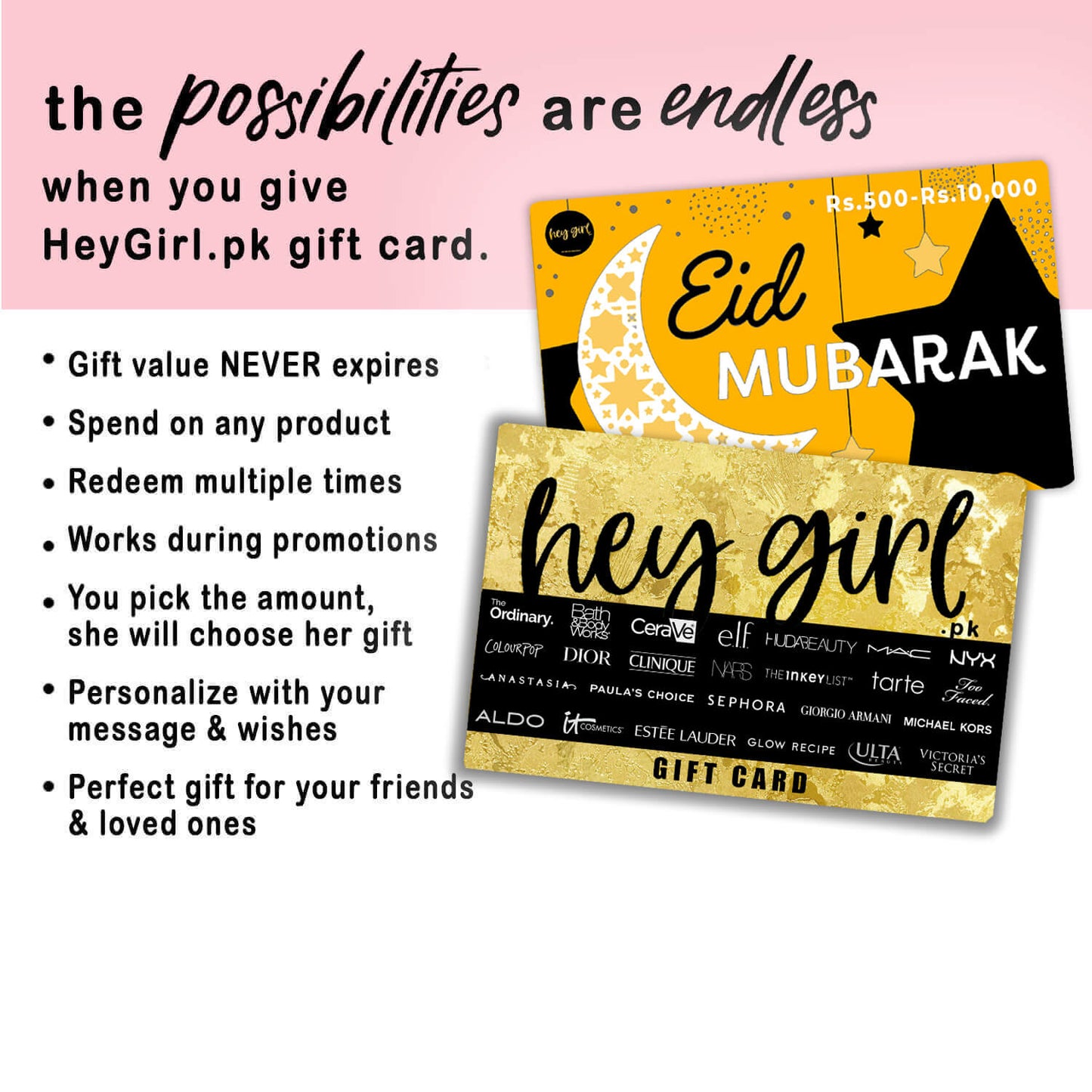 Heygirl.pk Gift Cards