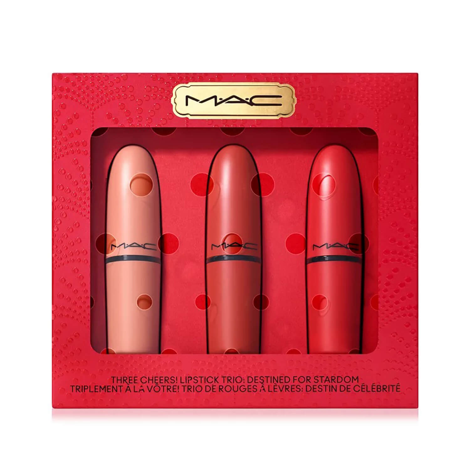 shop mac lipstick trio set available at heygirl.pk for delivery in Pakistan