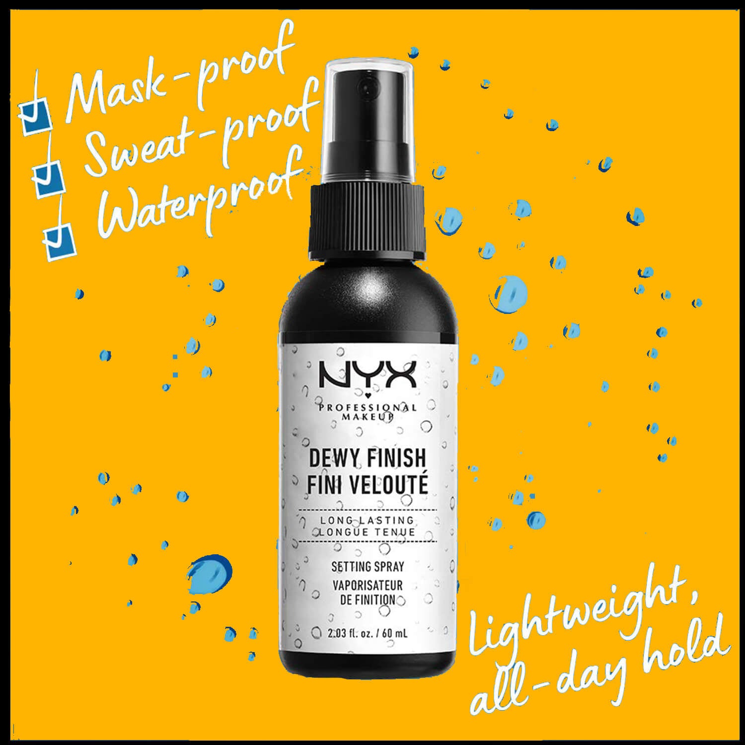 NYX Setting Spray - Dewy Finish available at Heygirl.pk for delivery in Karachi, Lahore, Islamabad across Pakistan