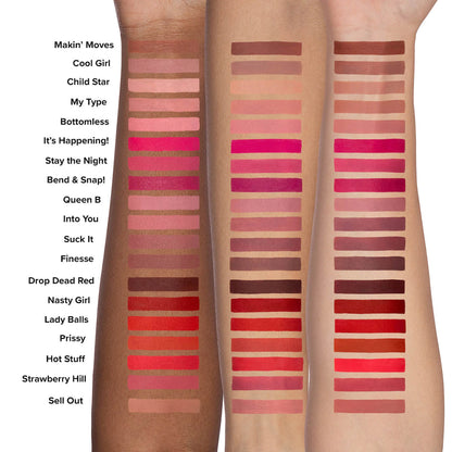 Too Faced Melted Matte Lipstick swatch available at heygirl.pk for delivery in Pakistan