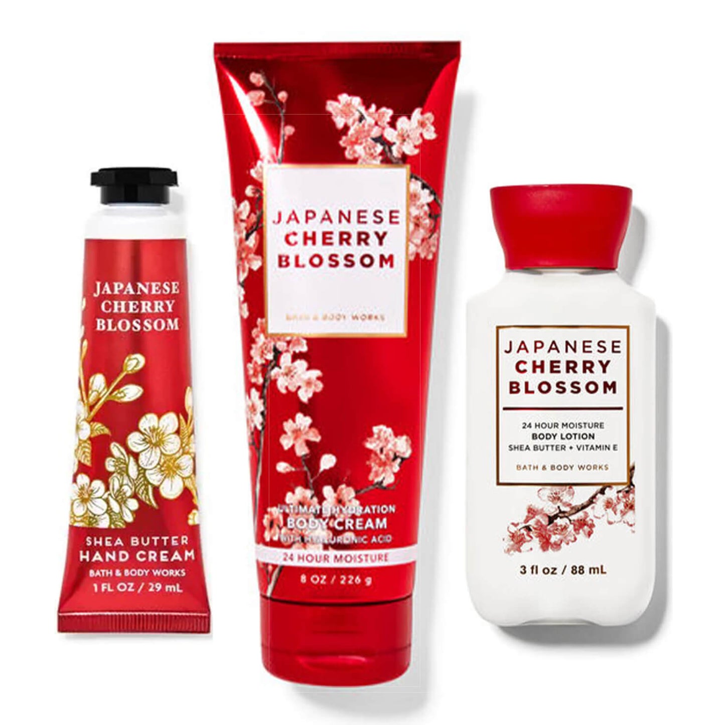 buy bath and body works cream and lotion set in Japanese cherry blossom fragrance available at Heygirl.pk for delivery in Pakistan