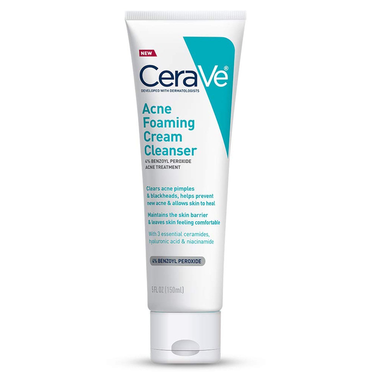 Shop CeraVe Acne Foaming Cleanser for pimples, blackheads, whiteheads available at Heygirl.pk for delivery in Pakistan