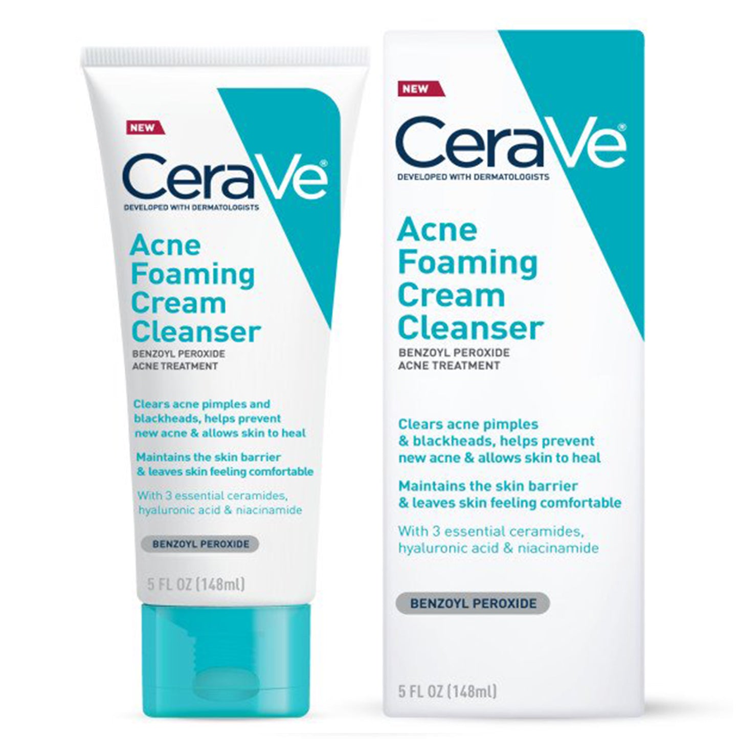 Shop CeraVe Acne Foaming Cleanser for pimples, blackheads, whiteheads available at Heygirl.pk for delivery in Pakistan