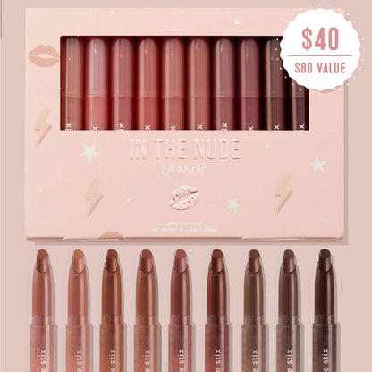 ColourPop In the Nude Lippie Stix Vault