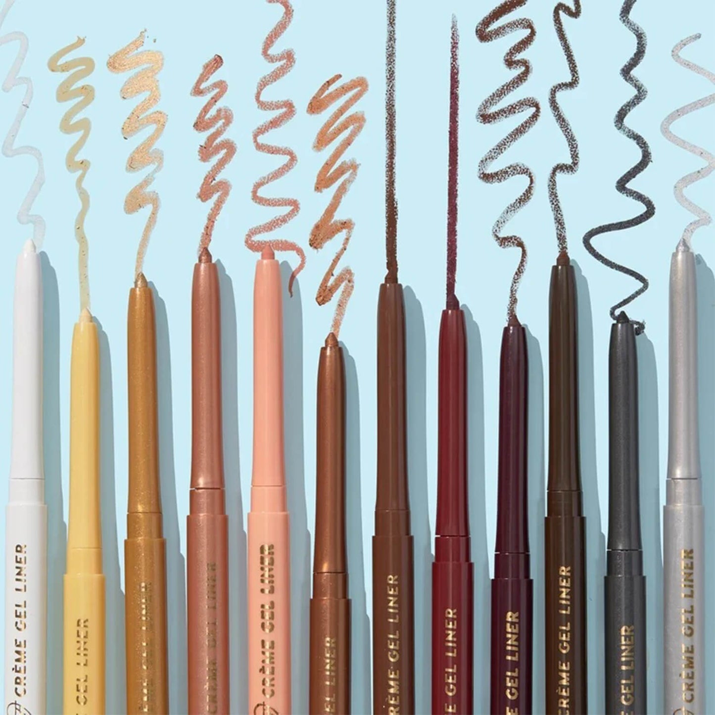 swatch of colourpop like a charm eyeliner set available for delivery in Pakistan