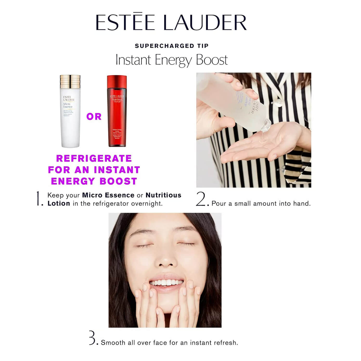image showing happy Pakistan girl using estee lauder skin treatment lotion for dry skin