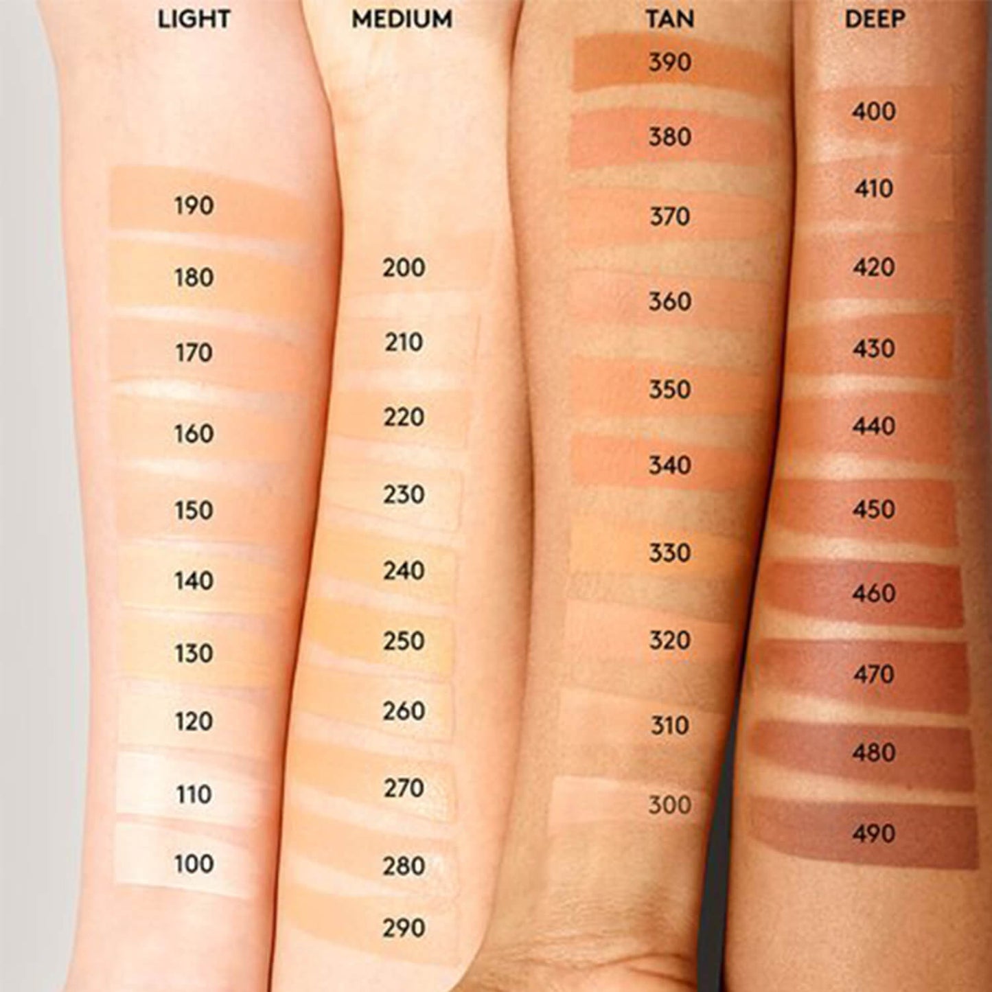 swatch of fenty beauty matte foundation available at Heygirl.pk for delivery in karachi lahore islamabad pakistan.