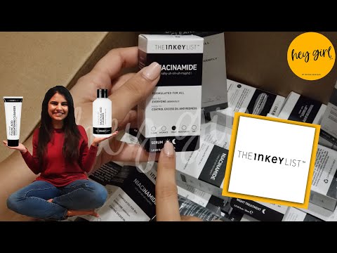 unboxing The Inkey List - Niacinamide in karachi pakistan