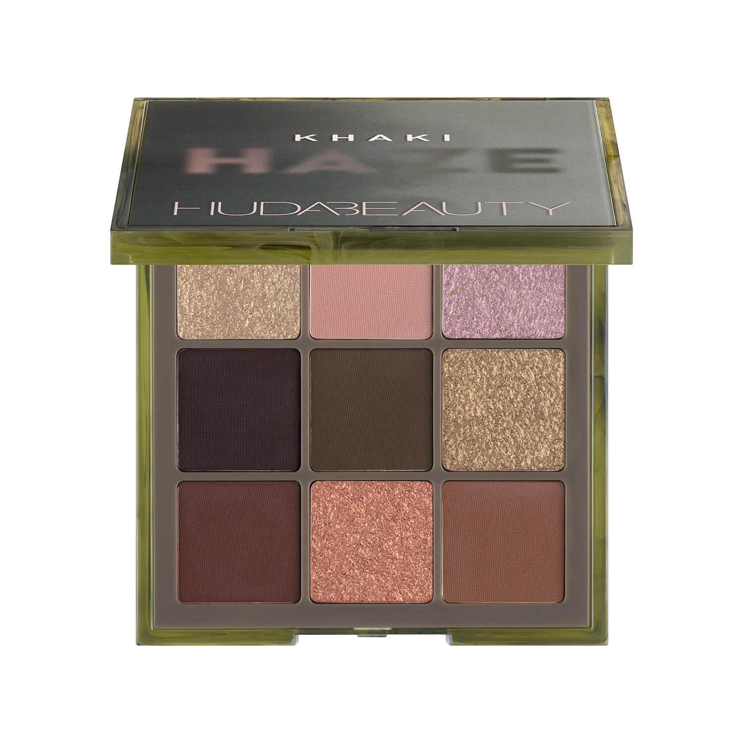 buy huda beauty khaki eyeshadow palette available at heygirl.pk for delivery in Pakistan