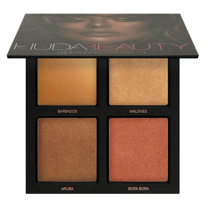 Huda 3D Cream and Powder Highlighter Palette - Bronze Sand available at Heygirl.pk in Karachi, Lahore, Islamabad, Pakistan