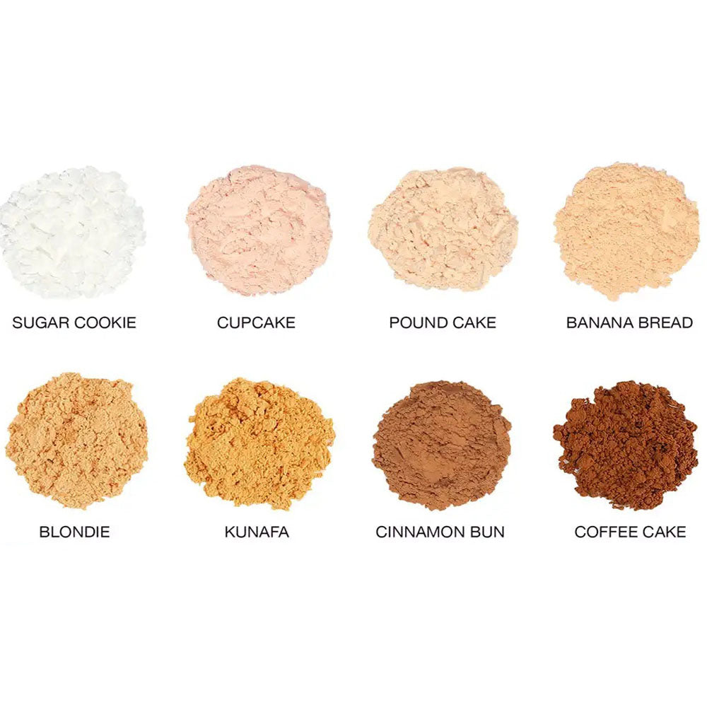 swatch of huda beauty easy bake setting powder available at Heygirl.pk for delivery in Pakistan