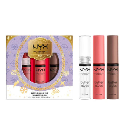 shop nyx butter lip gloss trio available at heygirl.pk for delivery in Pakistan