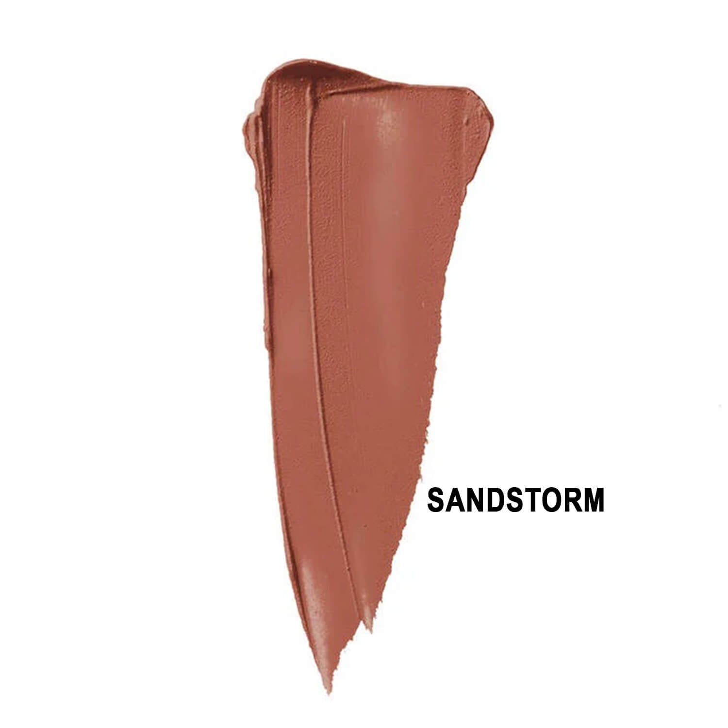 NYX Liquid Suede Cream Lipstick swatch of sandstorm available at Heygirl.pk for delivery in Pakistan