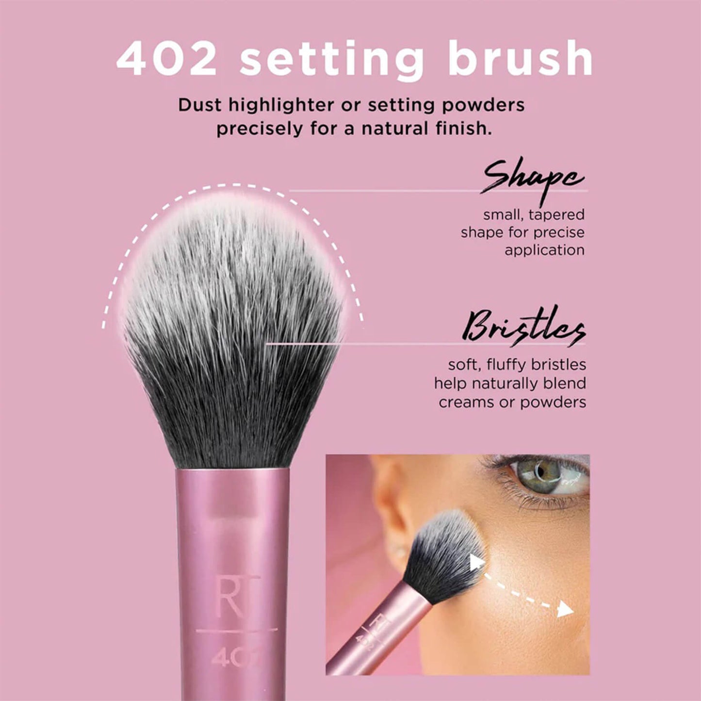 shop real technique 402 setting brush available at heygirl.pk for delivery in Pakistan
