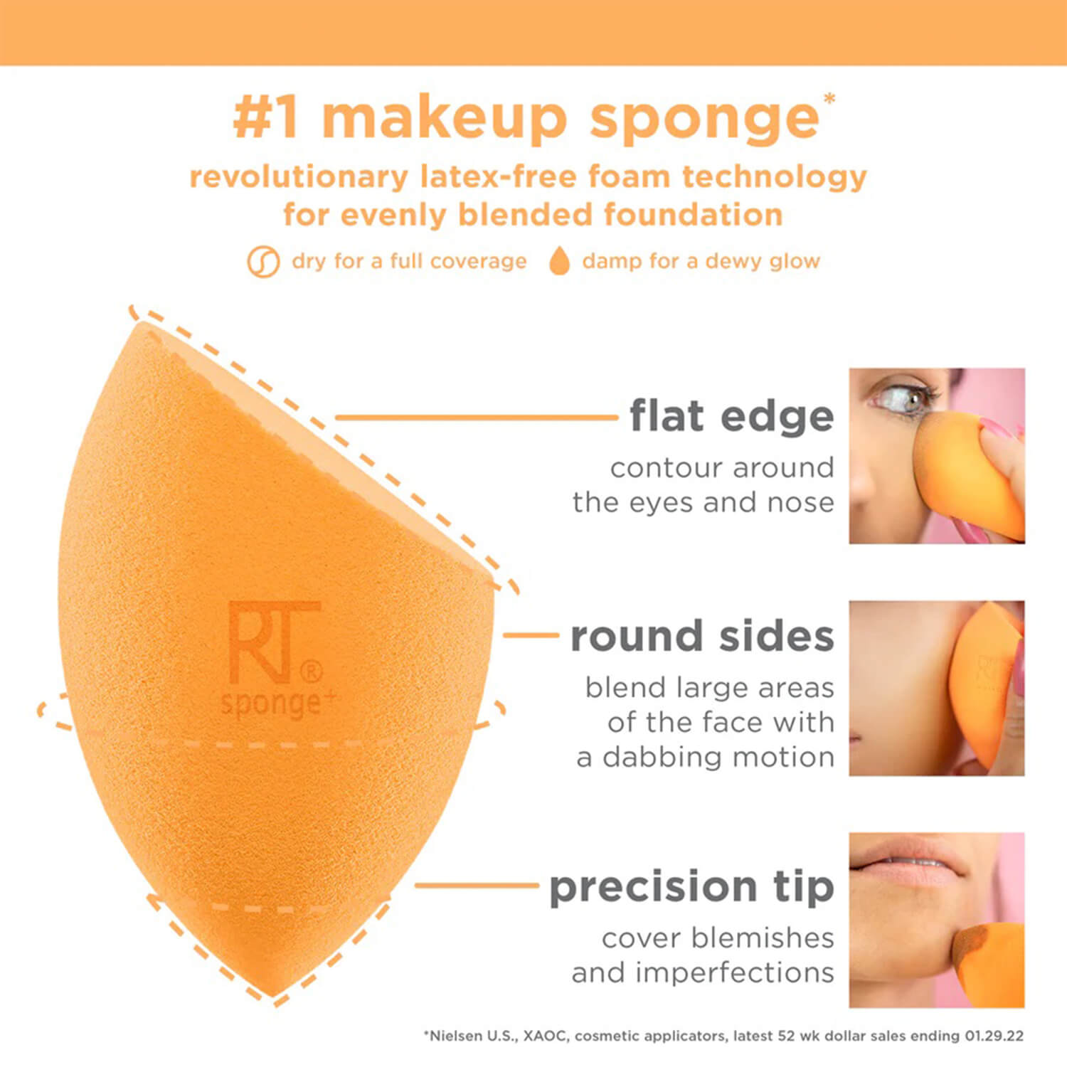 shop real technique makeup sponge available at heygirl.pk for delivery in Pakistan
